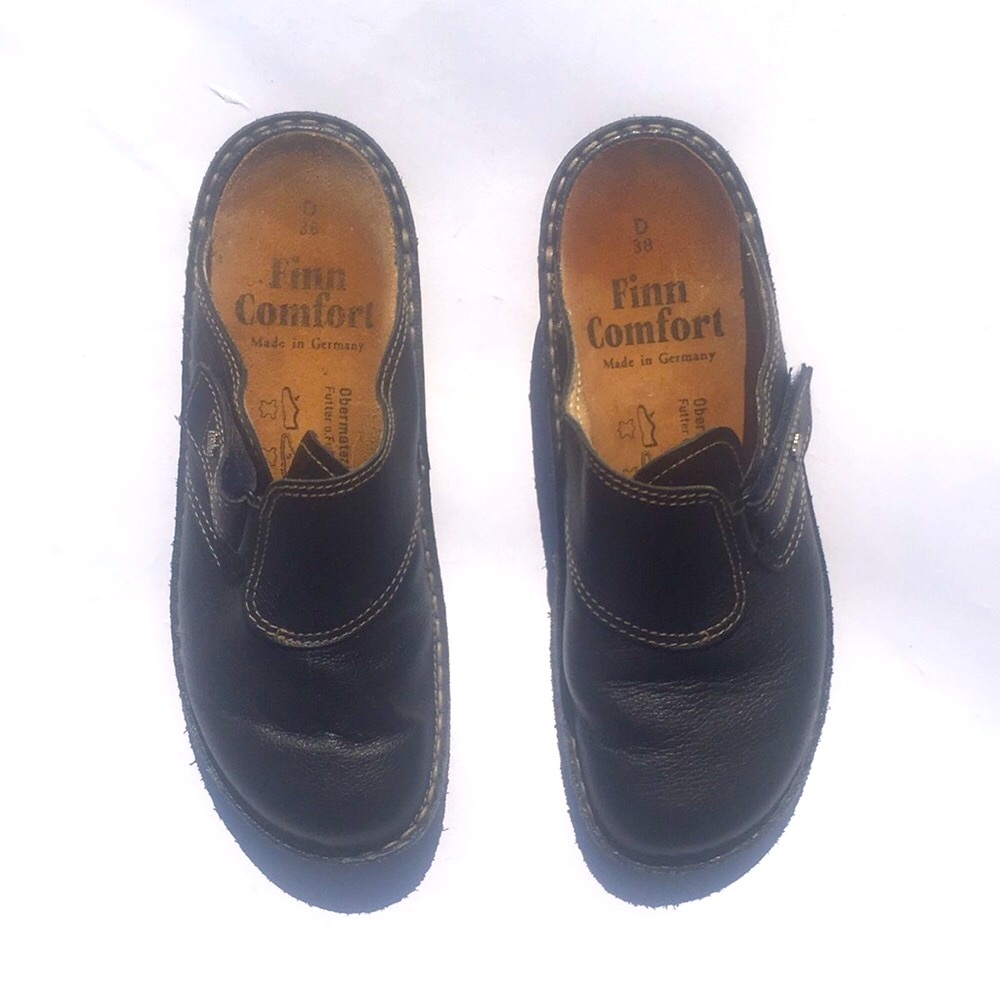 Finn comfort black mule